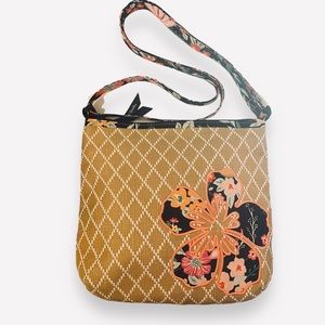 NWOT Vera Bradley Beach Crossbody Purse Tangerine Twist